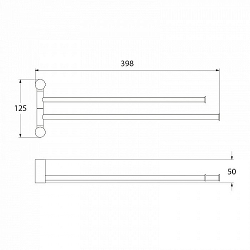 Полотенцедержатель IDDIS Renior (L04824) Полотенцедержатель IDDIS Renior (L04824)