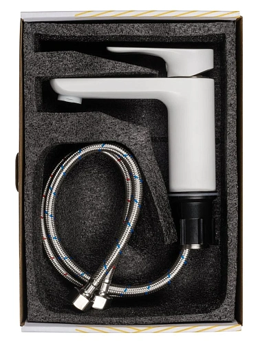 Смеситель для раковины Wonzon & Woghand белый матовый (WW-A40732-MW) Смеситель для раковины Wonzon & Woghand белый матовый (WW-A40732-MW)