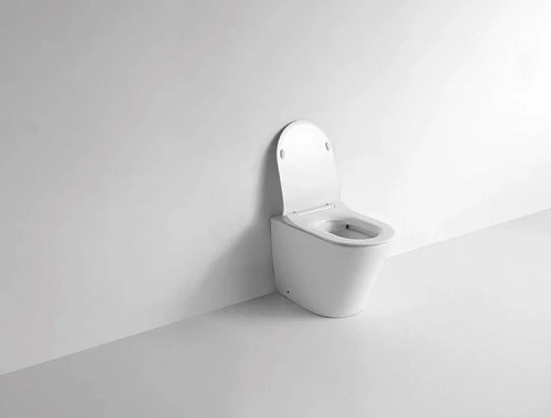 Унитаз приставной CeramaLux 3178 белый с крышкой микролифт Унитаз приставной CeramaLux 3178 белый с крышкой микролифт