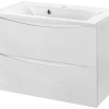 Тумба под раковину Vincea Mia 800 подвесная, 2 выкатных ящика soft close, G.White VMC-2MA800GW Тумба под раковину Vincea Mia 800 подвесная, 2 выкатных ящика soft close, G.White VMC-2MA800GW