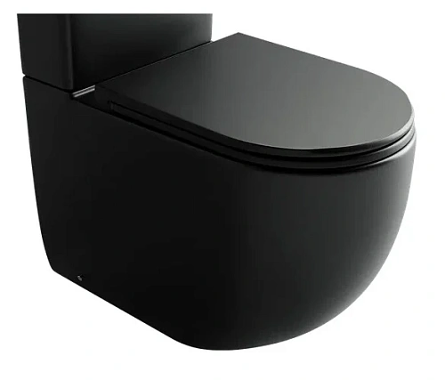 Чаша напольного унитаза Ceramica Nova METROPOL CN4001T-BMB смыв Торнадо, черный матовый Чаша напольного унитаза Ceramica Nova METROPOL CN4001T-BMB смыв Торнадо, черный матовый