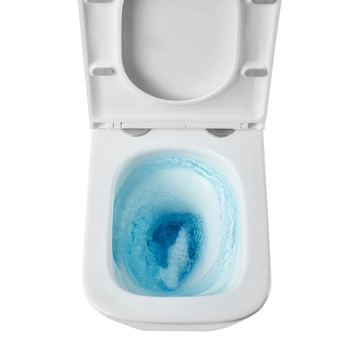 Унитаз подвесной Lemark FLOREX безободковый с сиденьем микролифт, смыв торнадо, белый глянец 9614001 Унитаз подвесной Lemark FLOREX безободковый с сиденьем микролифт, смыв торнадо, белый глянец 9614001