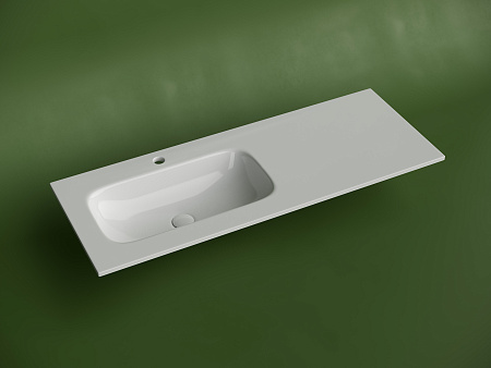 Раковина Ceramica Nova Grace CN7020 мебельная 1210x457x137 с чашей слева и отверстием под смеситель белый Раковина Ceramica Nova Grace CN7020 мебельная 1210x457x137 с чашей слева и отверстием под смеситель белый