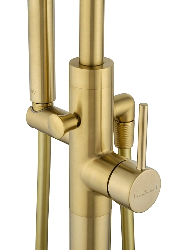 Смеситель для ванны Wonzon & Woghand STICK напольный, брашированное золото (WW-88649017-BG) Смеситель для ванны Wonzon & Woghand STICK напольный, брашированное золото (WW-88649017-BG)