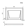 Экран для ванны торцевой Timo TP70H 69,5 см Экран для ванны торцевой Timo TP70H 69,5 см