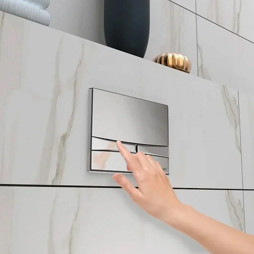 Инсталляция для унитаза BERGES NOVUM с кнопкой смыва, F3 хром глянец 040253 Инсталляция для унитаза BERGES NOVUM с кнопкой смыва, F3 хром глянец 040253