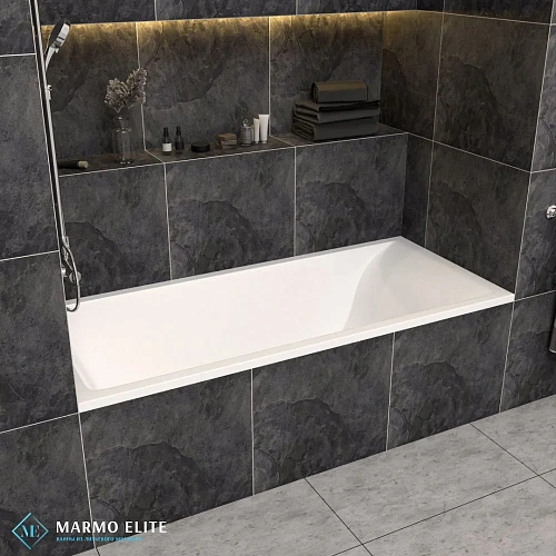 Ванна из искусственного камня Marmo-Elite Авиньон PW-150-70-2 1500x700 щелевой перелив, глянцевая Ванна из искусственного камня Marmo-Elite Авиньон PW-150-70-2 1500x700 щелевой перелив, глянцевая