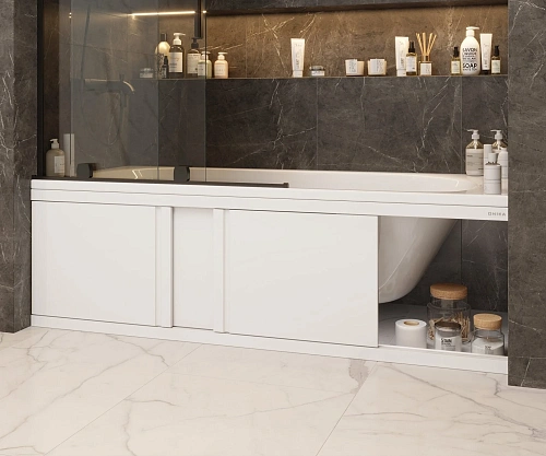 Экран для ванны фронтальный Onika Одио Нова 180 см 518014 белый Экран для ванны фронтальный Onika Одио Нова 180 см 518014 белый