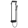 Картинка анонса товара «душевая панель black&amp;white w1020 1020w0 графитовый черный»