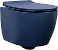 Унитаз подвесной Allen Brau Fantasy 4.11004.ID с крышкой, индиго Унитаз подвесной Allen Brau Fantasy 4.11004.ID с крышкой, индиго