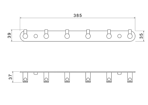 Крючок Aquatek ЕВРОПА AQ4124CR хром Крючок Aquatek ЕВРОПА AQ4124CR хром