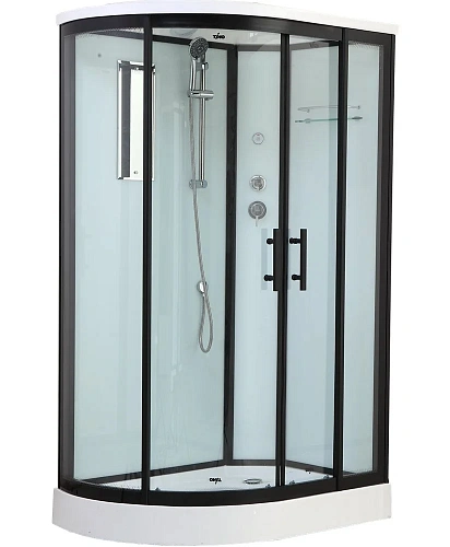 Душевая кабина Timo Standart Т-6602 Black R 120x85x220 Душевая кабина Timo Standart Т-6602 Black R 120x85x220