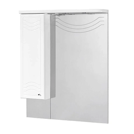 Зеркальный шкаф Aquaton Домус 95 левый белый 1A001002DO01L Зеркальный шкаф Aquaton Домус 95 левый белый 1A001002DO01L