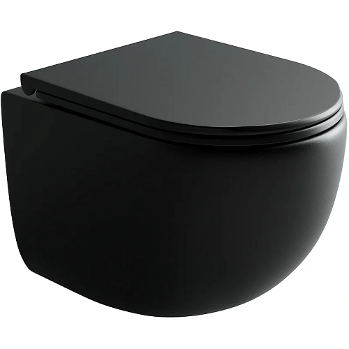 Унитаз подвесной Ceramica Nova UP CN4007MB черный матовый Унитаз подвесной Ceramica Nova UP CN4007MB черный матовый