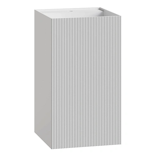 Раковина Boheme Cube 802-R-MW напольная Corian 480x480x850 Matt White Раковина Boheme Cube 802-R-MW напольная Corian 480x480x850 Matt White