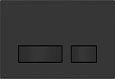 Клавиша смыва Cersanit MOVI для LINK PRO/VECTOR/LINK/HI-TEC пластик черный матовый 63527 Клавиша смыва Cersanit MOVI для LINK PRO/VECTOR/LINK/HI-TEC пластик черный матовый 63527