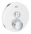 Смеситель для душа GROHE Grohtherm SmartControl на 1 выход, белая луна (29150LS0) внешняя часть терм Смеситель для душа GROHE Grohtherm SmartControl на 1 выход, белая луна (29150LS0) внешняя часть терм