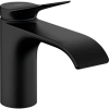 Смеситель для раковины Hansgrohe Vivenis 80 без сливного гарнитура 75012670, матовый черный Смеситель для раковины Hansgrohe Vivenis 80 без сливного гарнитура 75012670, матовый черный