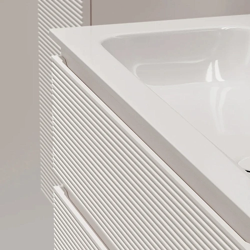 Тумба под раковину Sancos Folk FL60W 590х445х500 Bianco, подвесная Тумба под раковину Sancos Folk FL60W 590х445х500 Bianco, подвесная