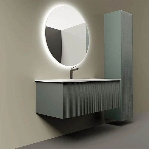 Шкаф-пенал La Fenice Terra Grigio 30 FNC-05-TER-G-30 серый Шкаф-пенал La Fenice Terra Grigio 30 FNC-05-TER-G-30 серый