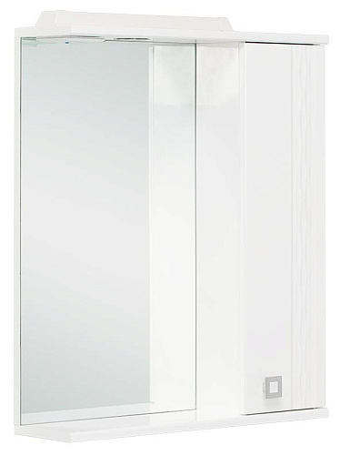 Зеркальный шкаф Onika ЛИГА 52.01 правый 205202 Зеркальный шкаф Onika ЛИГА 52.01 правый 205202