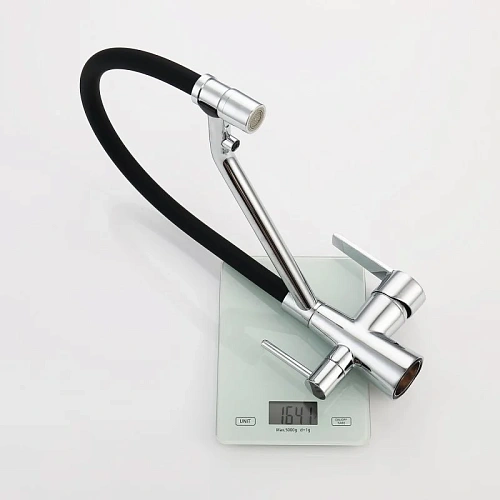 Смеситель для кухни Raglo R80.62 с гибким изливом с подключением к фильтру, хром Смеситель для кухни Raglo R80.62 с гибким изливом с подключением к фильтру, хром