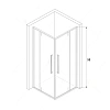Душевой уголок RGW SV-33 800x800 мм 06323388-11 хром Easy Clean Душевой уголок RGW SV-33 800x800 мм 06323388-11 хром Easy Clean