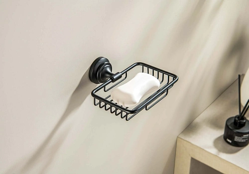 Мыльница Aquatek КЛАССИК AQ4533MB черный матовый Мыльница Aquatek КЛАССИК AQ4533MB черный матовый