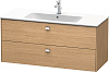 Картинка анонса товара «тумба под раковину duravit brioso br410401052 подвесная 122 см европейский дуб»