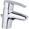 Картинка анонса товара «смеситель для раковины grohe eurostyle с донным клапаном, хром (33552001)»