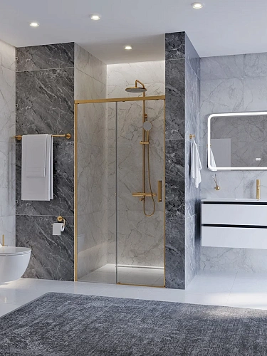 Душевой уголок CEZARES PLANE-P-1-100-C-BORO Душевой уголок CEZARES PLANE-P-1-100-C-BORO