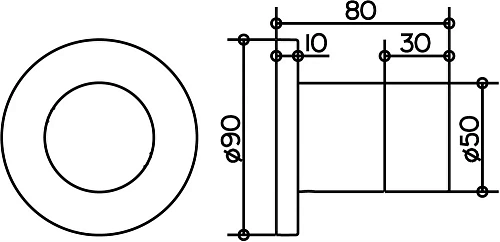 Вентиль запорный Keuco IXMO 59557170001 Вентиль запорный Keuco IXMO 59557170001