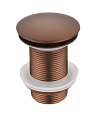 Детальная картинка товара «донный клапан boheme  612-brb автомат (клик-клак) brushed bronze»