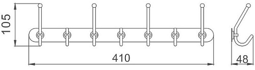 Крючок Haiba HB201-7 Крючок Haiba HB201-7