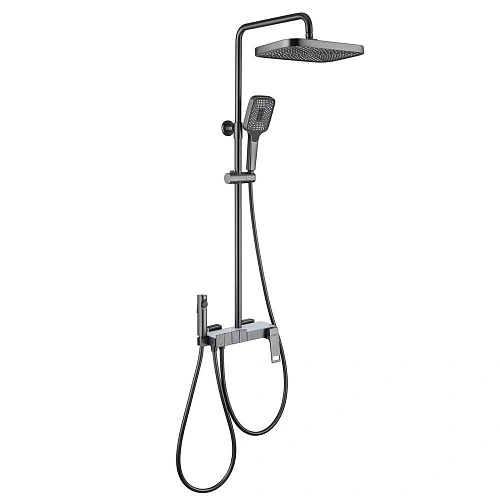 Душевая система Black&White UK5012MG Gunmetal Душевая система Black&White UK5012MG Gunmetal
