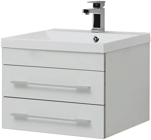 Тумба под раковину Aquanet Верона 58 New белый матовый 00272423 Тумба под раковину Aquanet Верона 58 New белый матовый 00272423