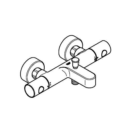 Смеситель для ванны GROHE Grohtherm 800 (34766000) хром термостатический Смеситель для ванны GROHE Grohtherm 800 (34766000) хром термостатический