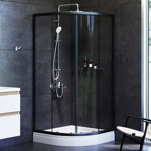 Душевой уголок AM.PM X-Joy W88G-205-090BT64 Twin Slide, 90x90, профиль черный Душевой уголок AM.PM X-Joy W88G-205-090BT64 Twin Slide, 90x90, профиль черный