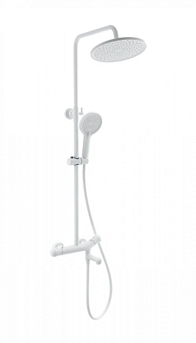 Душевая система Wonzon & Woghand с термостатом, белый матовый (WW-B3057-A-MW) Душевая система Wonzon & Woghand с термостатом, белый матовый (WW-B3057-A-MW)