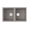 Картинка анонса товара «кухонная мойка omoikiri kitagawa 86-2-gr artceramic/leningrad grey 4993491»