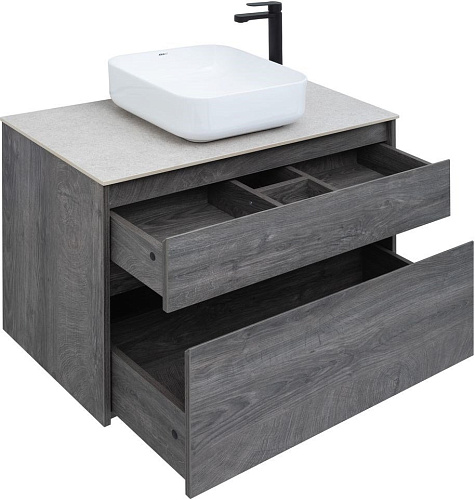 Тумба под раковину Aquanet Nova Lite 90 дуб рошелье (2 ящика) 00242267 Тумба под раковину Aquanet Nova Lite 90 дуб рошелье (2 ящика) 00242267