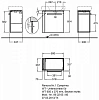 Тумба под раковину Geberit Renova Comprimo 862265000 59 см