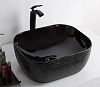 Раковина CeramaLux D1302H004 накладная, черный