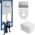 Комплект Унитаз подвесной STWORKI Монтре SETK3204-2616 безободковый, с микролифтом + Система инсталл 561452 Комплект Унитаз подвесной STWORKI Монтре SETK3204-2616 безободковый, с микролифтом + Система инсталл 561452