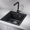Кухонная мойка Granula 4651, ШВАРЦ (чёрный металлик), кварц 465x510 Кухонная мойка Granula 4651, ШВАРЦ (чёрный металлик), кварц 465x510