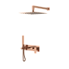 Картинка анонса товара «душевая система boheme qubic 474-brb brushed bronze с изливом»