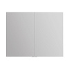 Картинка анонса товара «зеркальный шкаф spc-2a-dl-bl-800 8w 220-240v 800x126x700 с нижней подсветкой дверей с розеткой и сенсорным выключателем»