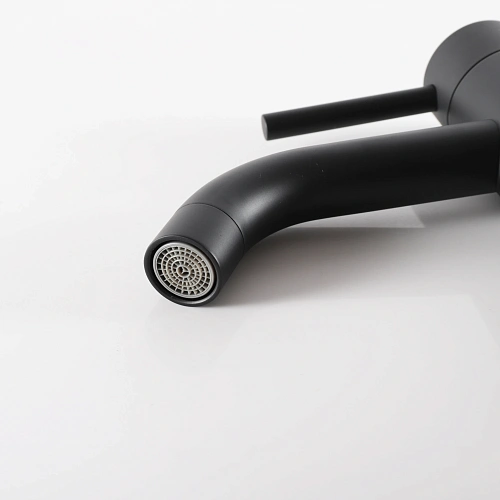 Смеситель для раковины Gid Inga SS096-BM-K SS096BMK черный матовый Смеситель для раковины Gid Inga SS096-BM-K SS096BMK черный матовый