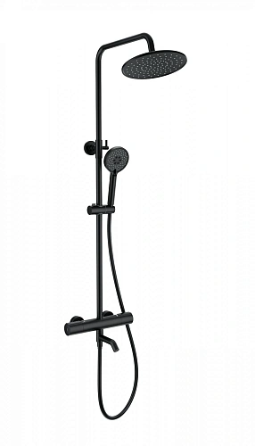 Душевая система Wonzon & Woghand с термостатом, черный матовый (WW-A3006-T1-MB) Душевая система Wonzon & Woghand с термостатом, черный матовый (WW-A3006-T1-MB)