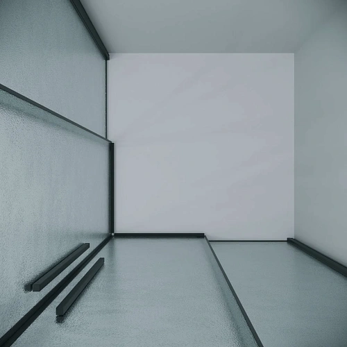 Душевая дверь GROSSMAN Galaxy 1/2.K33.01.12.21.02 (120x195) черный матовый, стекло шиншилла Душевая дверь GROSSMAN Galaxy 1/2.K33.01.12.21.02 (120x195) черный матовый, стекло шиншилла